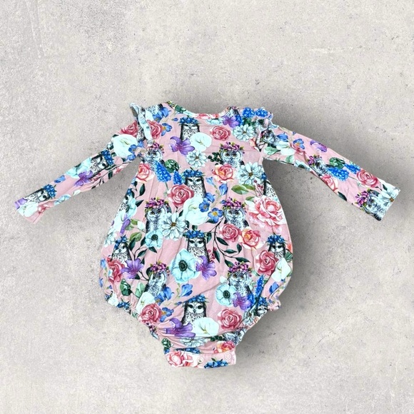 Posh peanut owl bubble romper - Picture 4 of 4